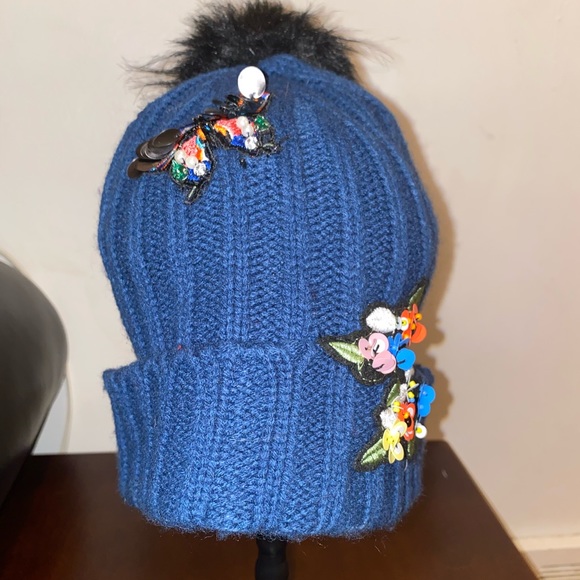 Blue sequined Bennie. - Picture 1 of 5